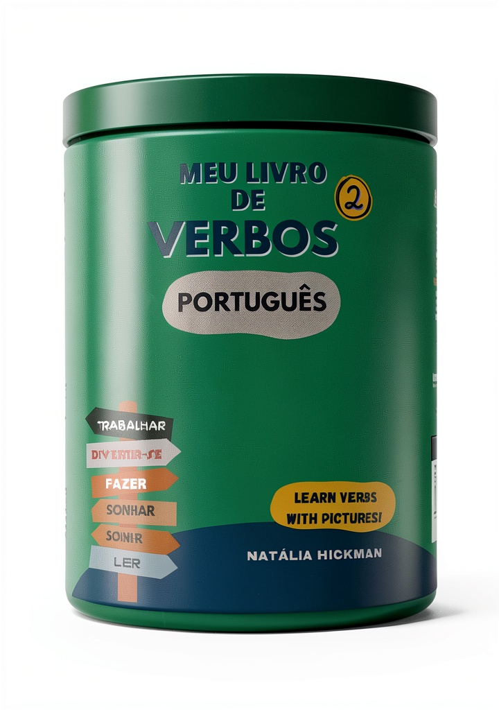 Portuguese grammar reference book open on a tablet