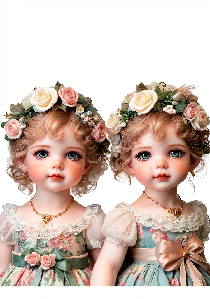 AGP Vintage Kindle book cover featuring antique dolls
