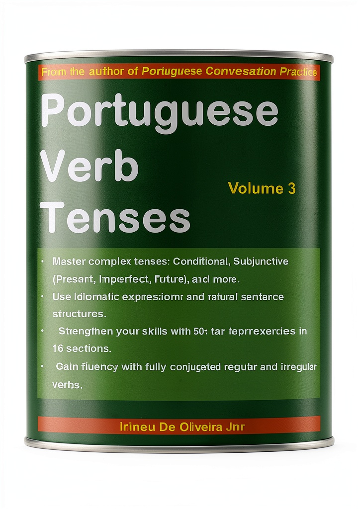 'Portuguese Verb Tenses Guide Cover'