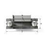 uxcell F10-18M Thrust Ball Bearings 10mm x 18mm x 5.5mm Chrome Steel Single Direction 4pcs-3