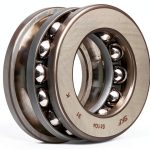 SKF 51104 Single Direction Thrust Bearing, 3 Piece, Grooved Race, 90° Contact Angle, ABEC 1 Precision, Open, Steel Cage, 20mm Bore, 35mm OD, 10mm Width, 4680lbf Static Load Capacity, 2860lbf Dynamic Load Capacity-0