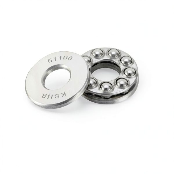 uxcell 51100 Thrust Ball Bearings 10mm x 24mm x 9mm Chrome Steel ABEC3 Single Row Roller 5pcs-1