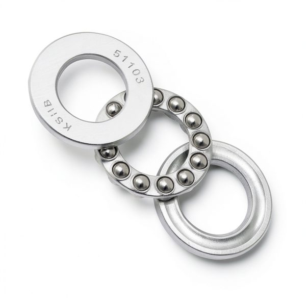 51103 Thrust Ball Bearings 17mm x 30mm x 9mm Chrome Steel ABEC3 Single Row Roller 3pcs-3