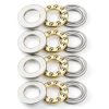 uxcell F10-18M Thrust Ball Bearings 10mm x 18mm x 5.5mm Chrome Steel Single Direction 4pcs-0