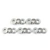uxcell 51100 Thrust Ball Bearings 10mm x 24mm x 9mm Chrome Steel ABEC3 Single Row Roller 5pcs-0