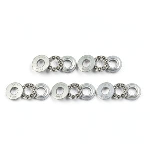 uxcell 51100 Thrust Ball Bearings 10mm x 24mm x 9mm Chrome Steel ABEC3 Single Row Roller 5pcs-0