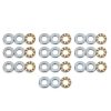 10Pcs Miniature Bearing, Thrust Ball Bearing Bearing Steel Miniature High Precision Flat Steel Bearings Set Plane Thrust Ball Bearing,for Equipment Maintenance (F5-12M 5 * 12 * 4mm)-0
