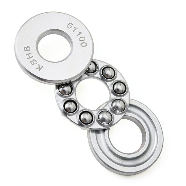 uxcell 51100 Thrust Ball Bearings 10mm x 24mm x 9mm Chrome Steel ABEC3 Single Row Roller 5pcs-3