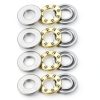 uxcell F7-15M Thrust Ball Bearings 7mm x 15mm x 5mm Chrome Steel Single Direction 4pcs-0