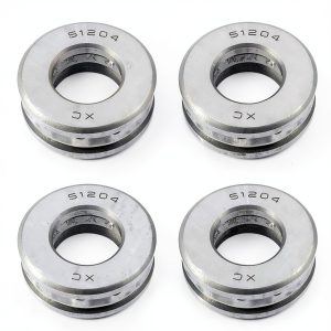 XMHF 4pcs 51204 Carbon Steel Axial Thrust Ball Bearing 20mm x 40mm x 14mm-0