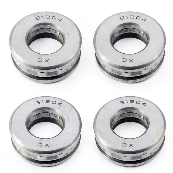XMHF 4pcs 51204 Carbon Steel Axial Thrust Ball Bearing 20mm x 40mm x 14mm-0