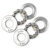 Thrust Ball Bearing 2pcs 17mm x 35mm x 12mm Chrome Steel Kozelo-0