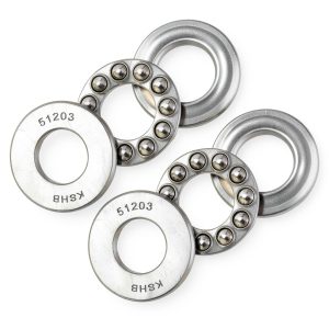 Thrust Ball Bearing 2pcs 17mm x 35mm x 12mm Chrome Steel Kozelo-0