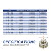 Thrust Ball Bearings PATIKIL 7x15x5mm Silver Steel 10pcs-4