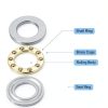 uxcell 8pcs F8-14M Thrust Ball Bearings – Chrome Steel with Washers-2