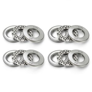 Thrust Ball Bearings HiPicco 51104 20x35x10mm Chrome Steel ABEC3 4pcs-0