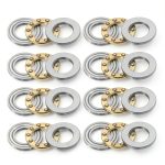 uxcell 8pcs F8-14M Thrust Ball Bearings – Chrome Steel with Washers-0
