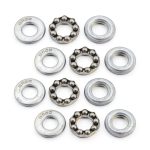 Thrust Ball Bearings 51100 10mm x 24mm x 9mm Alloy Steel CADUFUELLY-0