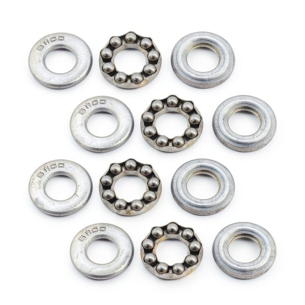 Thrust Ball Bearings 51100 10mm x 24mm x 9mm Alloy Steel CADUFUELLY-0