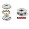 HARFINGTON Thrust Ball Bearings 8mm Bore 22mm OD Chrome Steel Washers-3