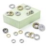 uxcell 8pcs F8-14M Thrust Ball Bearings – Chrome Steel with Washers-4