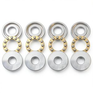 HARFINGTON Thrust Ball Bearings 8mm Bore 22mm OD Chrome Steel Washers-0