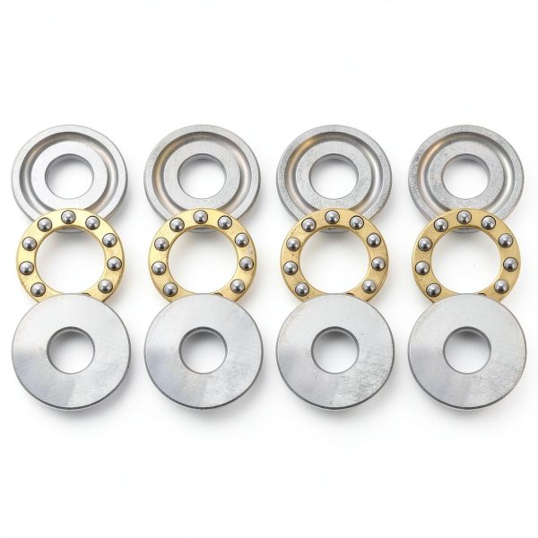 HARFINGTON Thrust Ball Bearings 8mm Bore 22mm OD Chrome Steel Washers-0