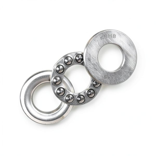 Thrust Ball Bearing 2pcs 17mm x 35mm x 12mm Chrome Steel Kozelo-3