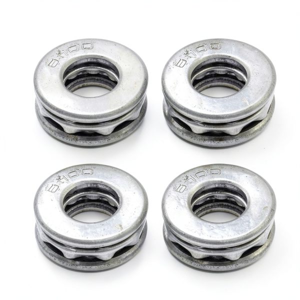 Thrust Ball Bearings 51100 10mm x 24mm x 9mm Alloy Steel CADUFUELLY-2