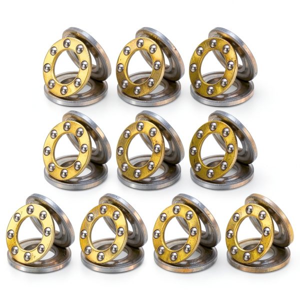 Thrust Ball Bearings PATIKIL 7x15x5mm Silver Steel 10pcs-0