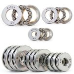 Thrust Ball Bearings 9 Pcs Mardatt Chrome Steel Roller for Machines-0