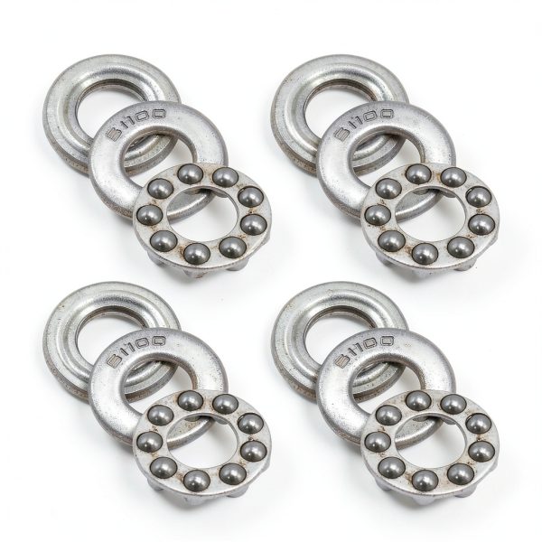 Thrust Ball Bearings 51100 10mm x 24mm x 9mm Alloy Steel CADUFUELLY-1